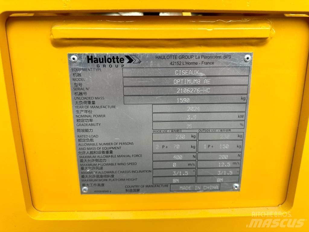 Haulotte OPTIMUM 8 가위형 리프트