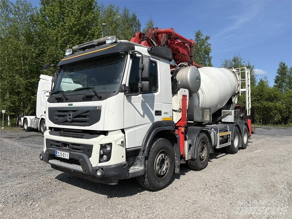 Volvo FMX 460 8*4 콘크리트 믹서트럭