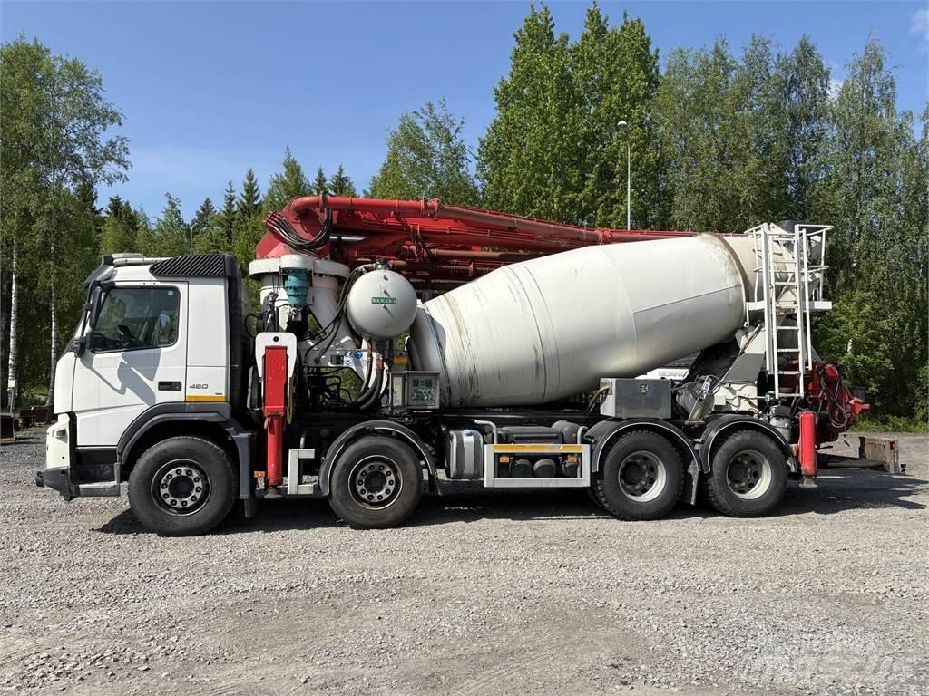Volvo FMX 460 8*4 콘크리트 믹서트럭