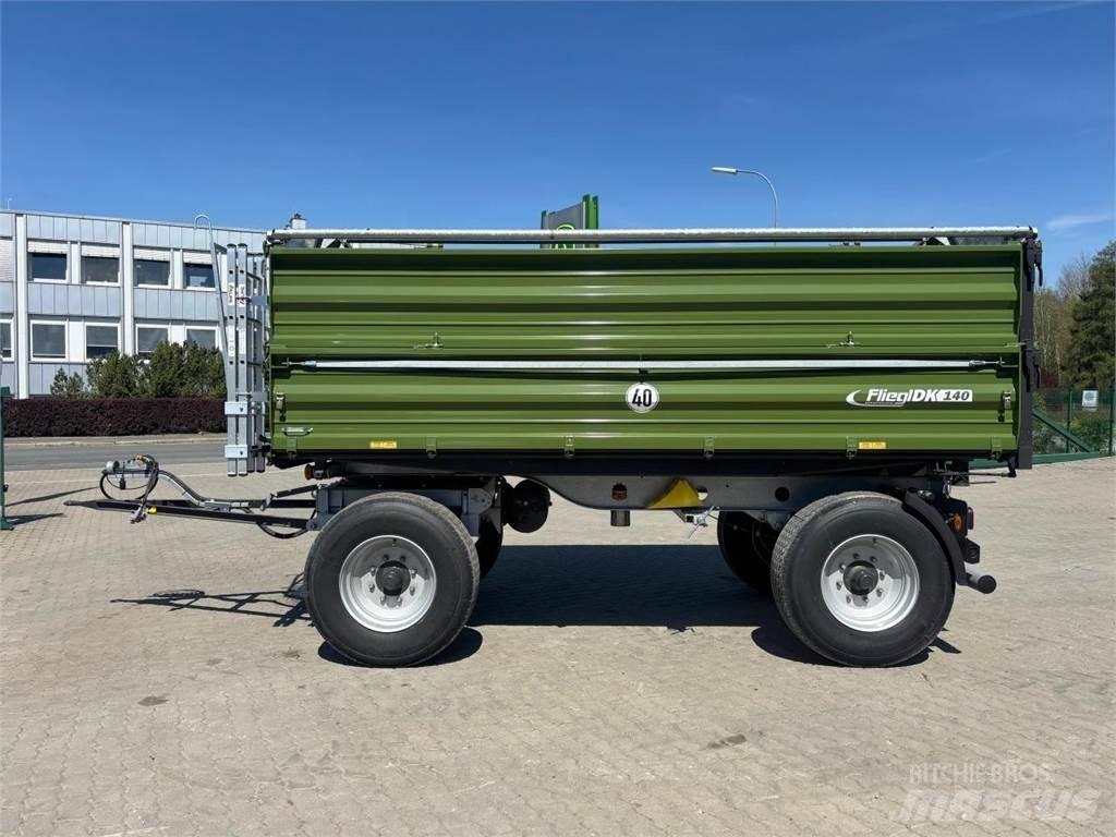 Fliegl DK 140 FOX 티퍼 트레일러