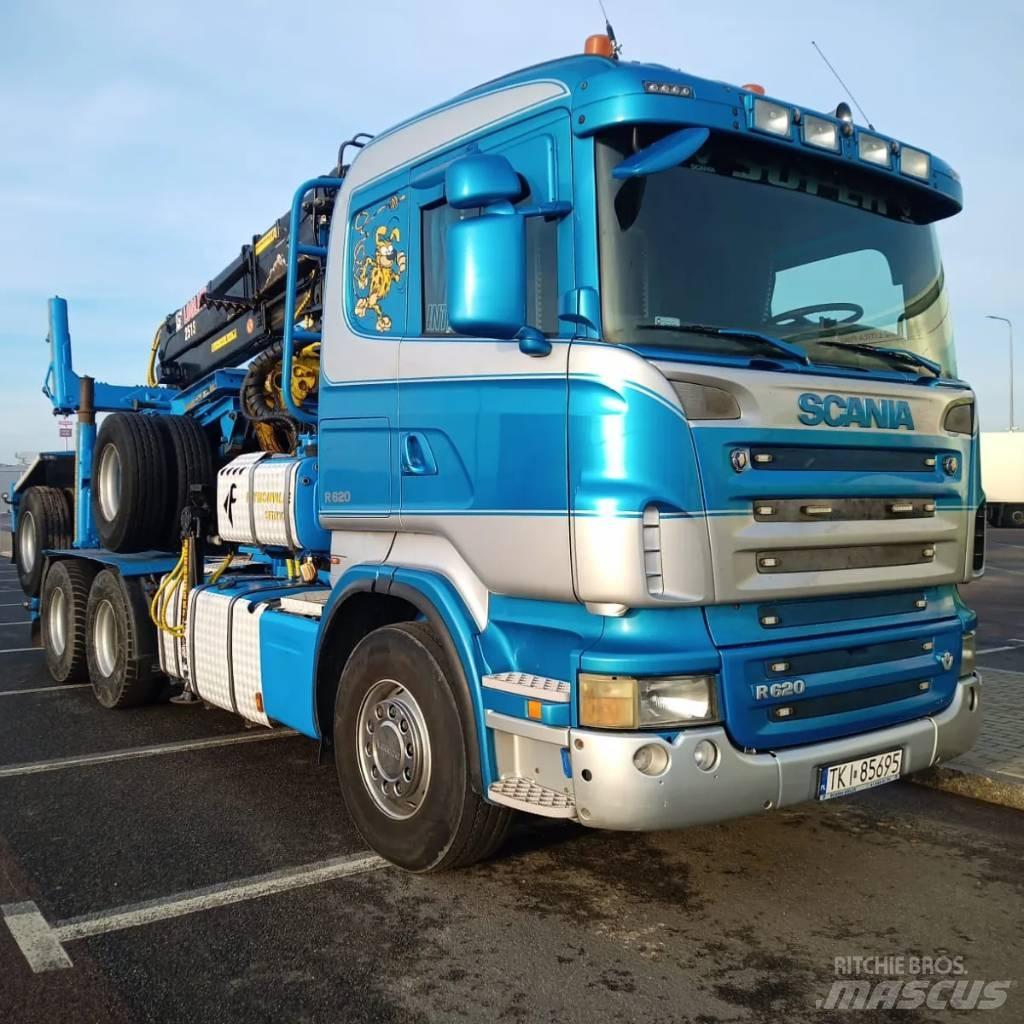 Scania R 620 목재 트럭