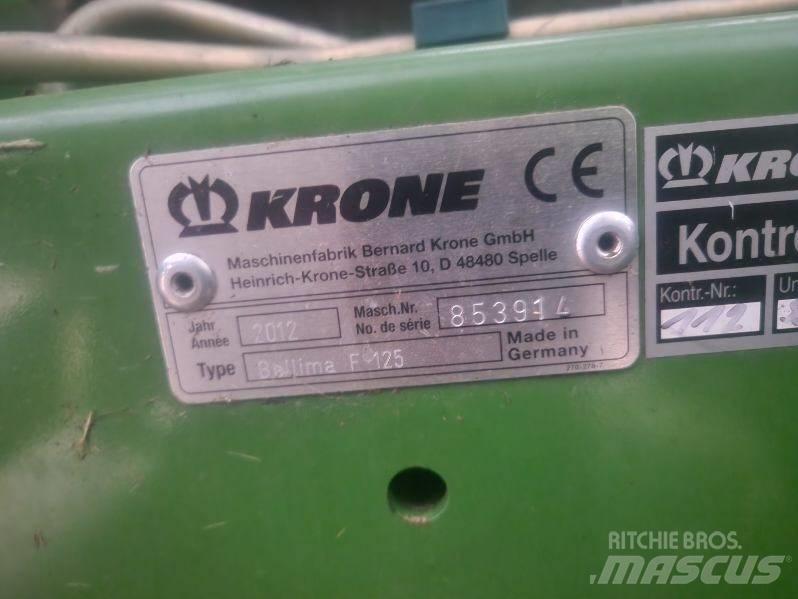 Krone Bellima F125 원형 곤포기