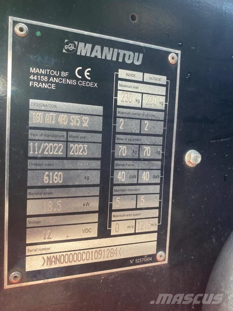 Manitou 160 ATJ 관절형 전동이동 리프트