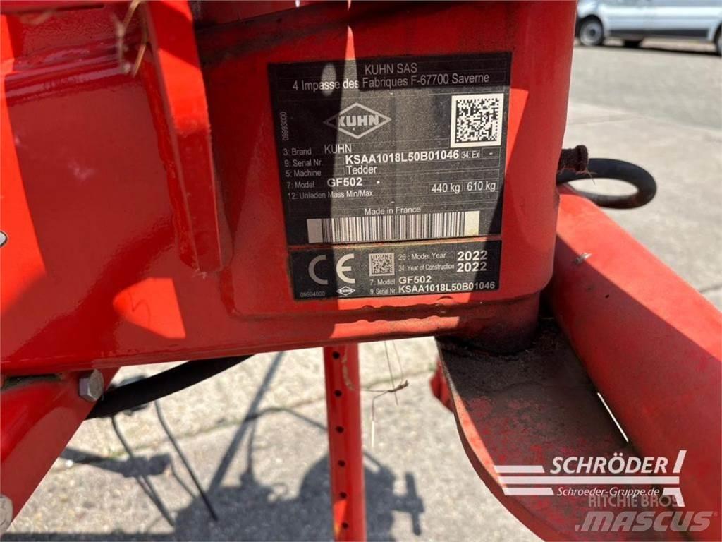 Kuhn GF 502 갈퀴 및 테더