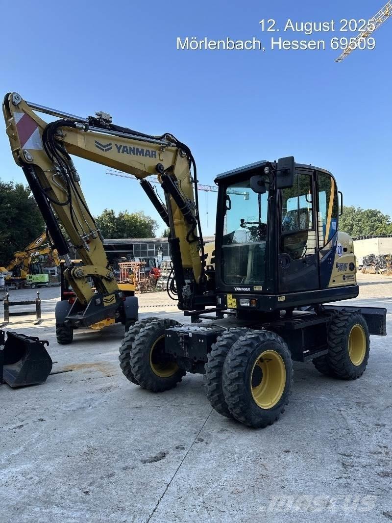Yanmar B75W  휠 굴삭기