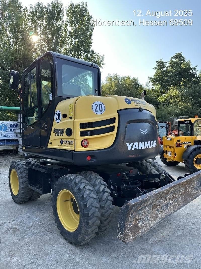 Yanmar B75W  휠 굴삭기