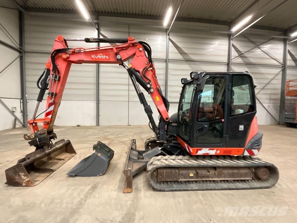 Kubota KX 080-4 중형굴삭기 7톤-28톤