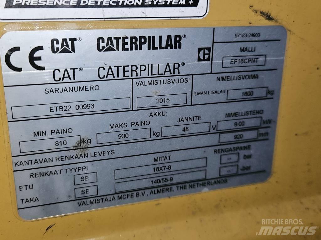 CAT EP16CPNT 전동 지게차