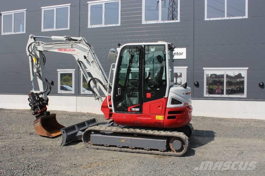 Takeuchi TB 260 소형 굴삭기 7톤 미만
