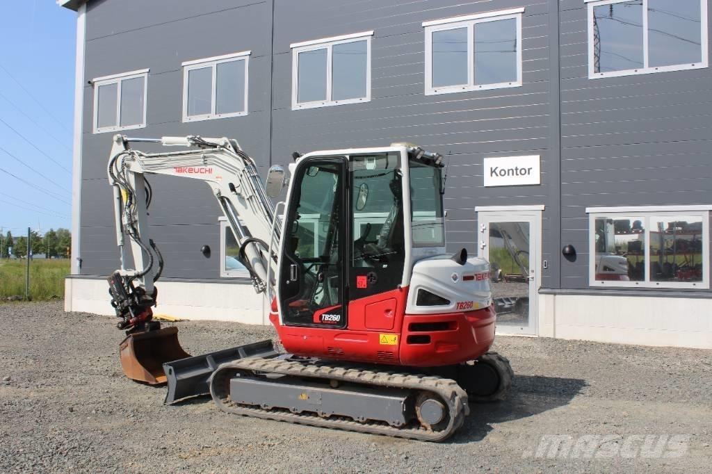 Takeuchi TB 260 소형 굴삭기 7톤 미만