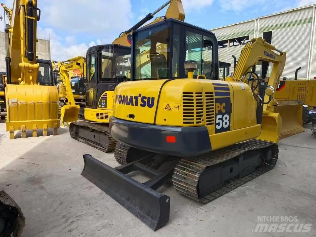 Komatsu pc58 소형 굴삭기 7톤 미만