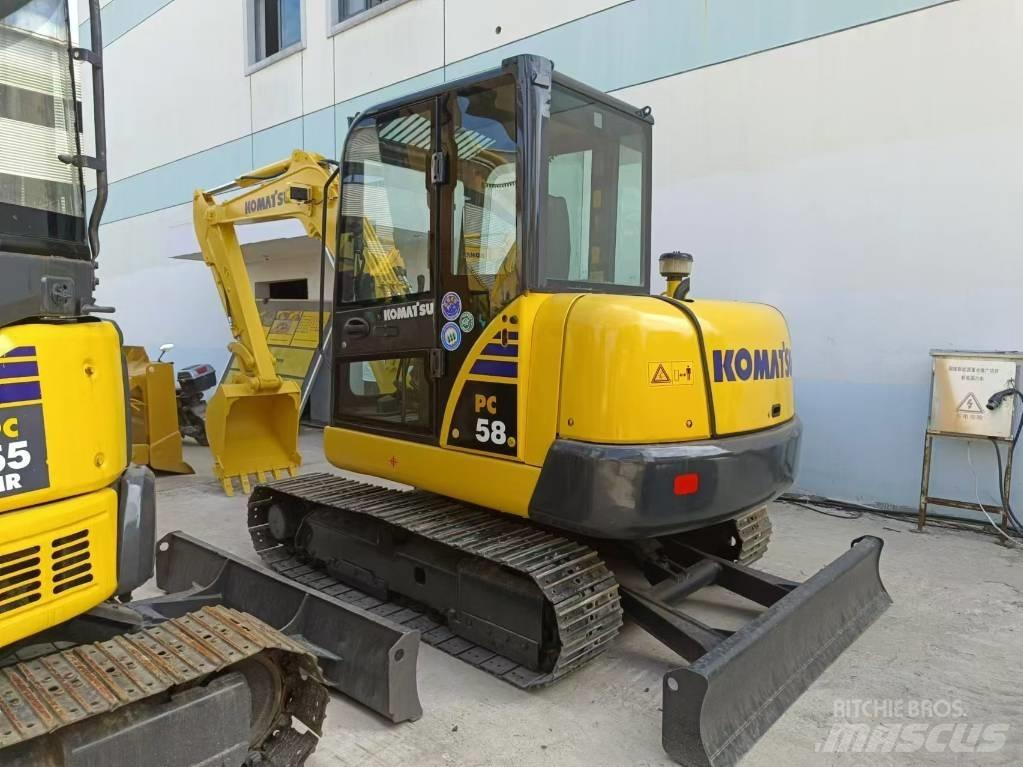 Komatsu pc58 소형 굴삭기 7톤 미만