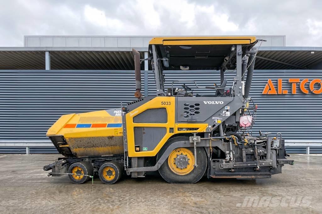 Volvo P6870 ABG 아스팔트 포장장비