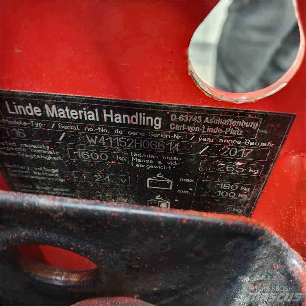 Linde T16 경량 리프터