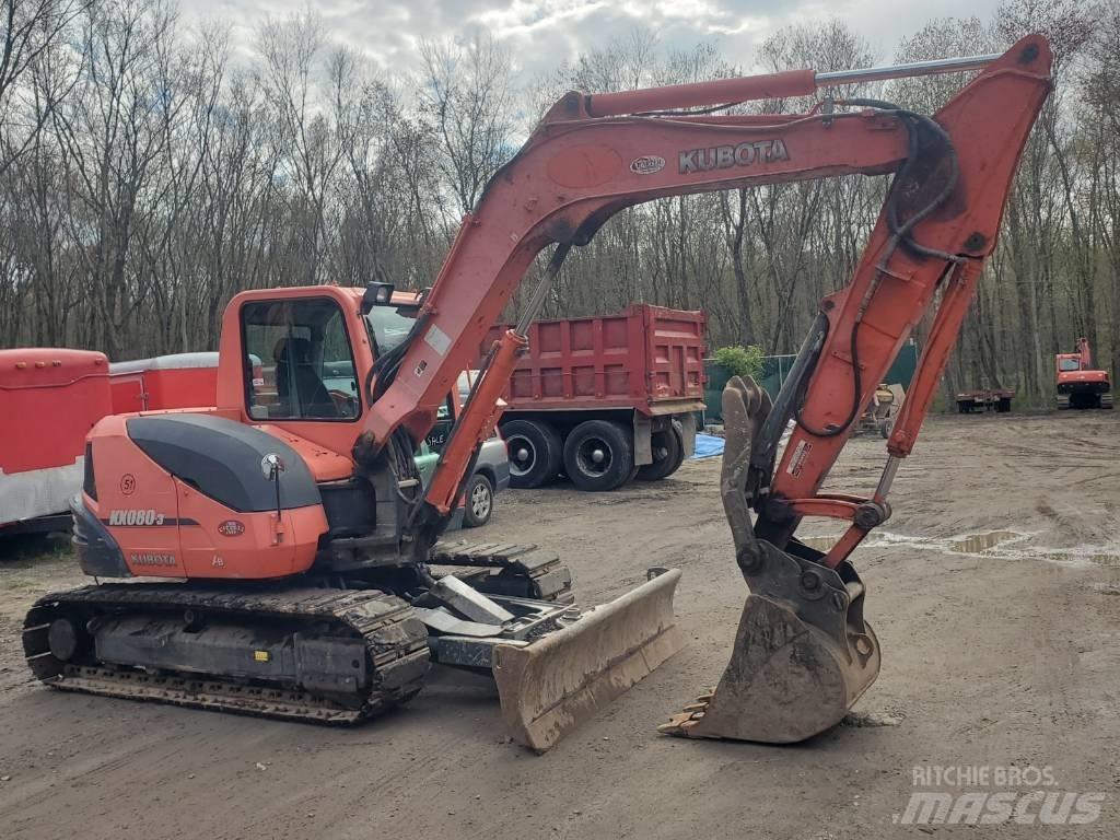 Kubota KX080-3 대형 굴삭기 29톤 이상
