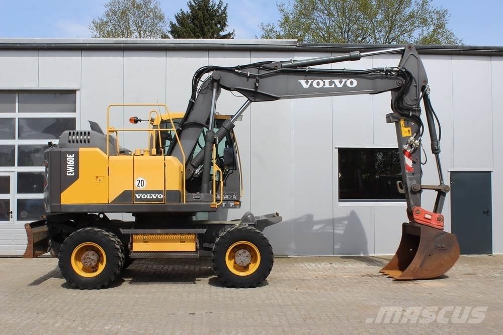 Volvo EW 160 E  휠 굴삭기