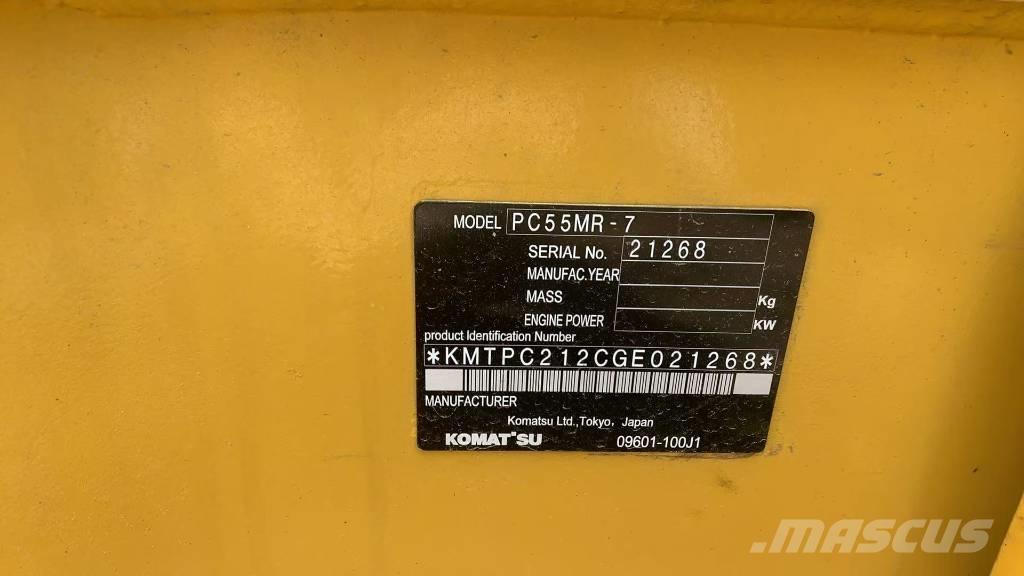Komatsu PC 55 MR 대형 굴삭기 29톤 이상