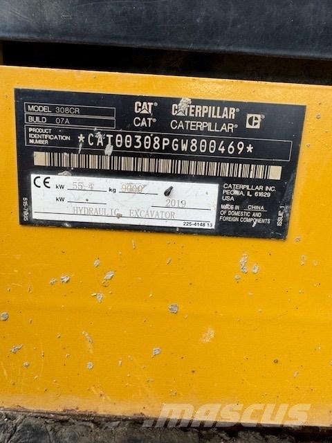 CAT 308 CR 중형굴삭기 7톤-28톤