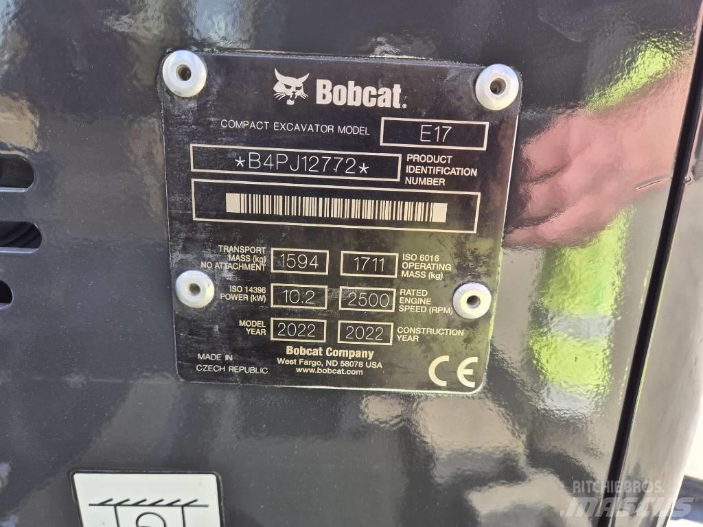 Bobcat E 17 소형 굴삭기 7톤 미만