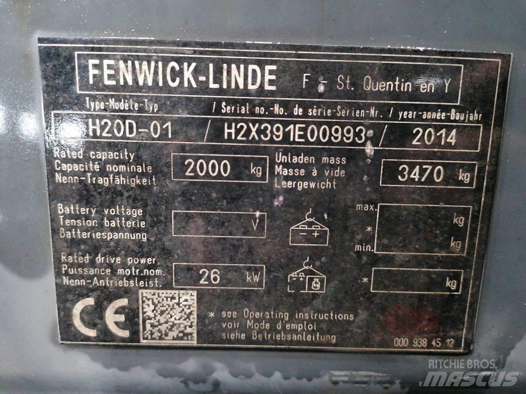 Linde H20D-01 디젤 지게차
