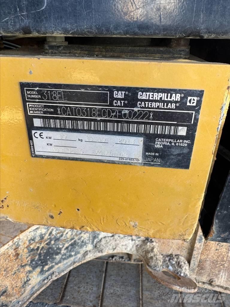 CAT 318 E L 대형 굴삭기 29톤 이상