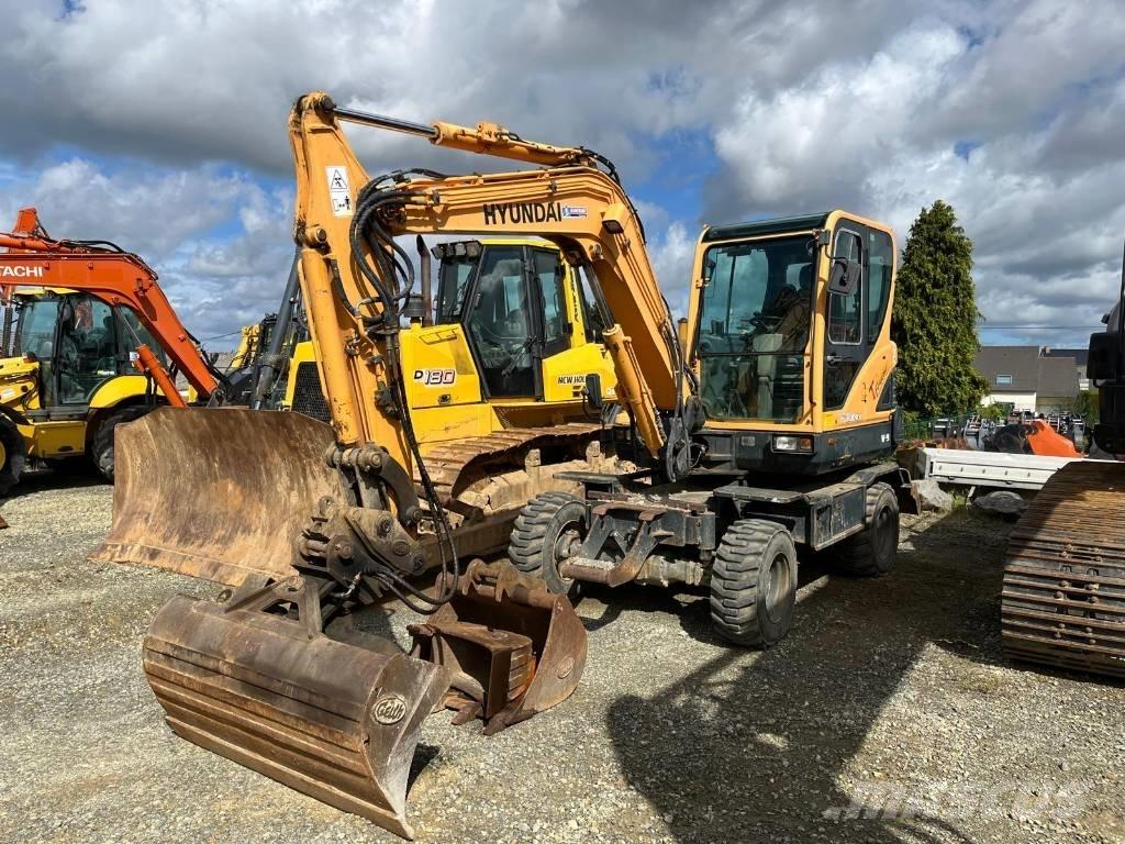 Hyundai R55W-9  휠 굴삭기