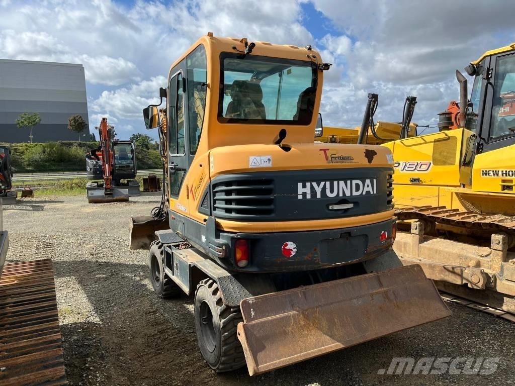 Hyundai R55W-9  휠 굴삭기