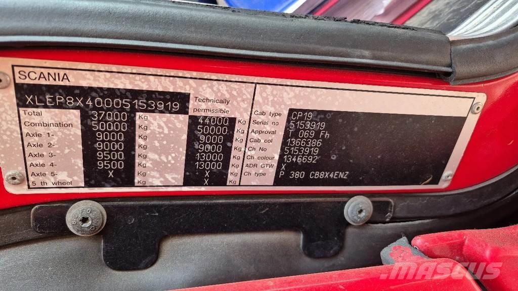 Scania p 380 A/T 크레인