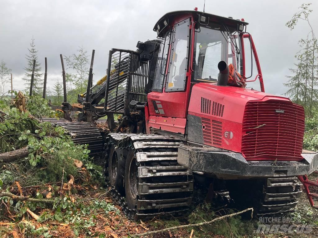 Komatsu 845 원목 포워더