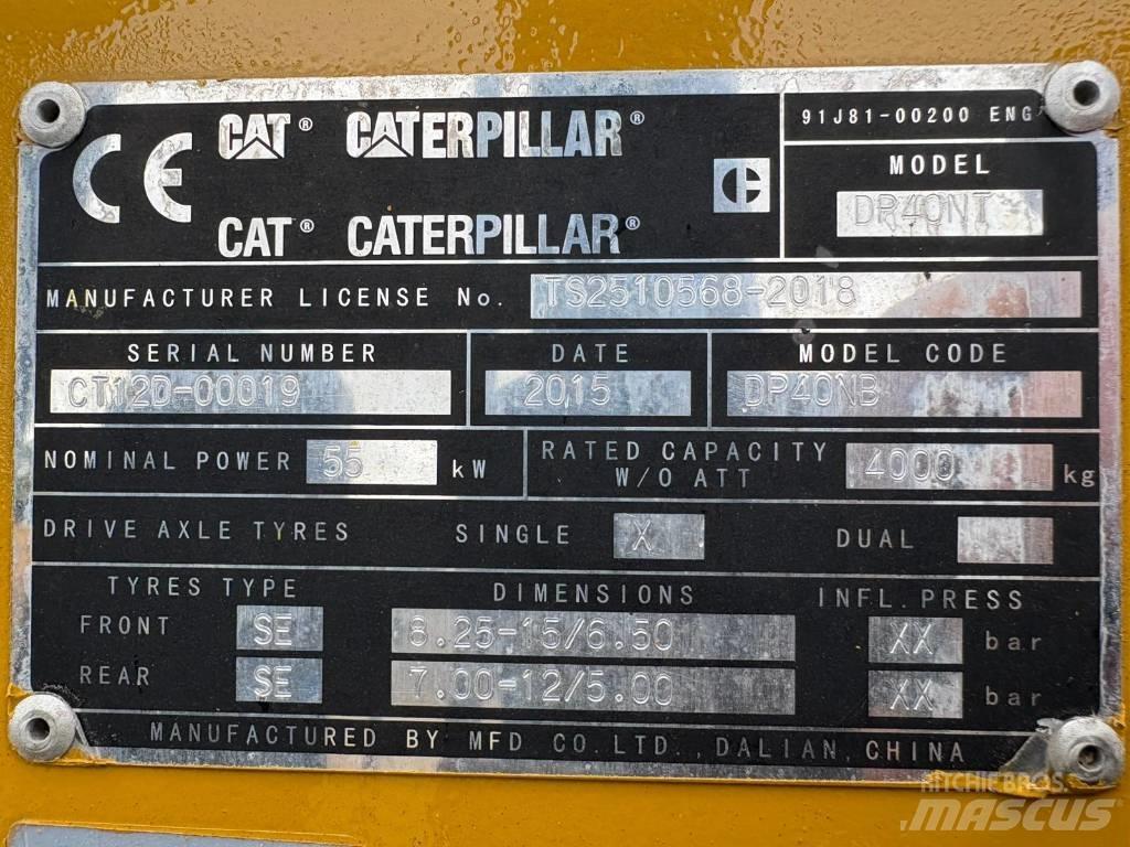CAT DP40NT 디젤 지게차