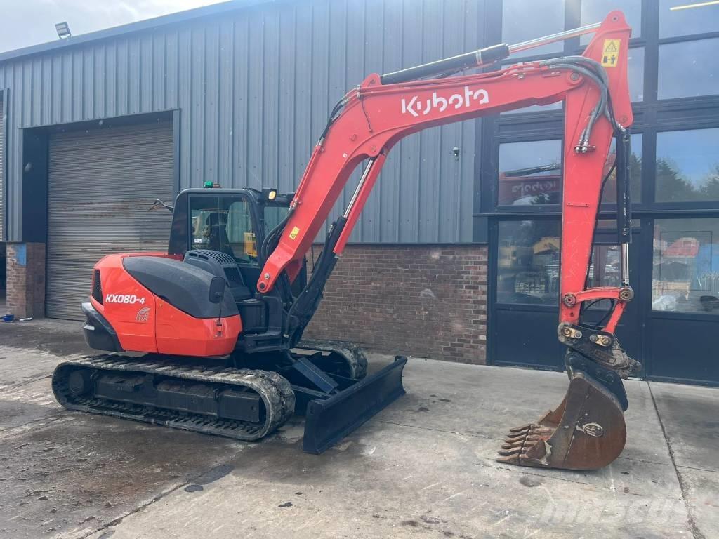 Kubota KX 080-4 소형 굴삭기 7톤 미만