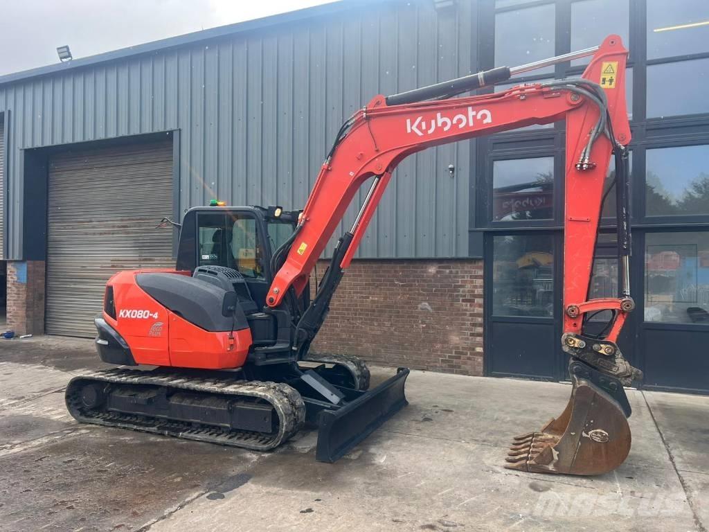 Kubota KX 080-4 소형 굴삭기 7톤 미만