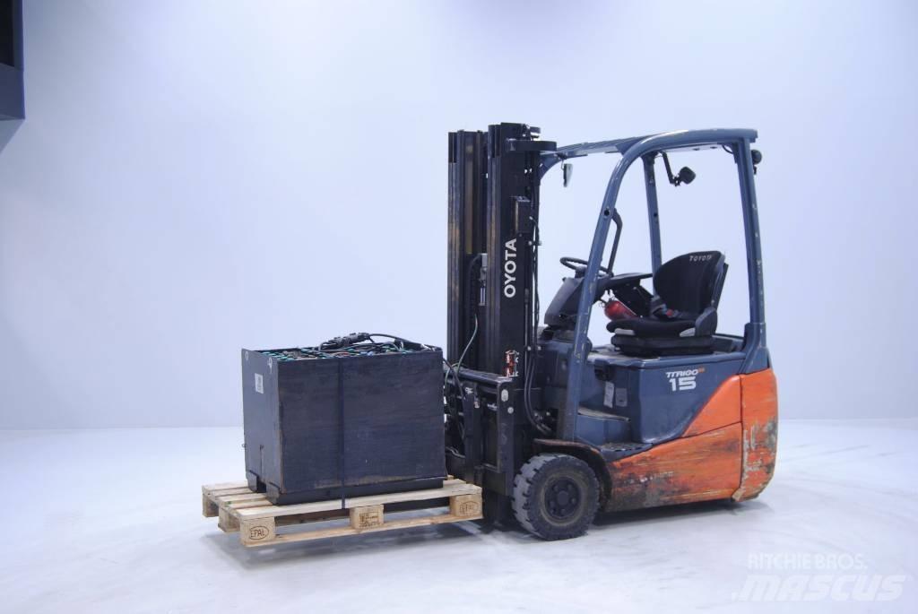 Toyota 8FBE15T 전동 지게차