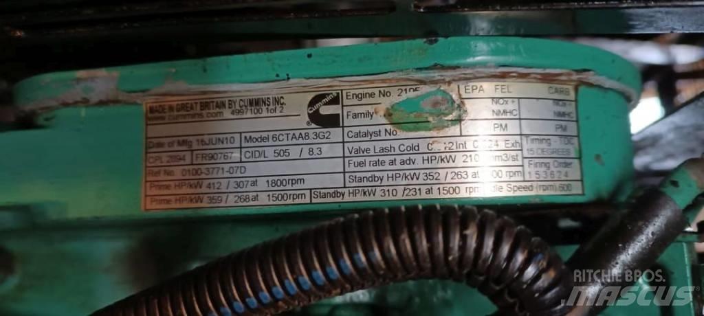 Cummins 6CTAA8.3G2 디젤 발전기