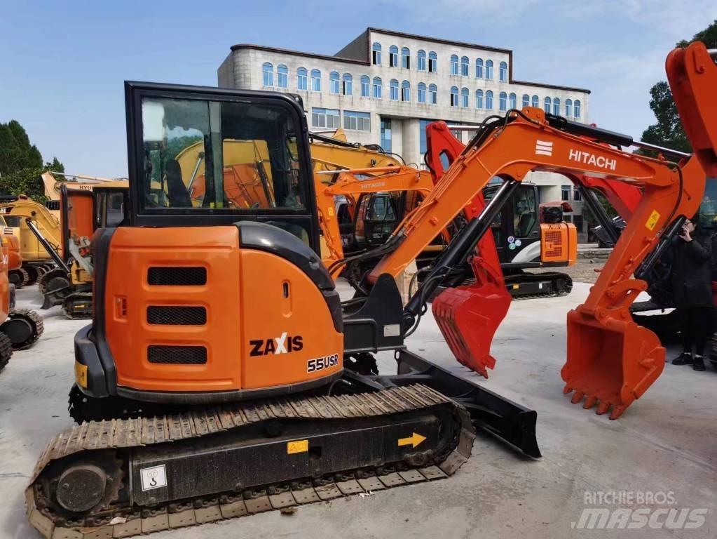 Hitachi zx55 소형 굴삭기 7톤 미만
