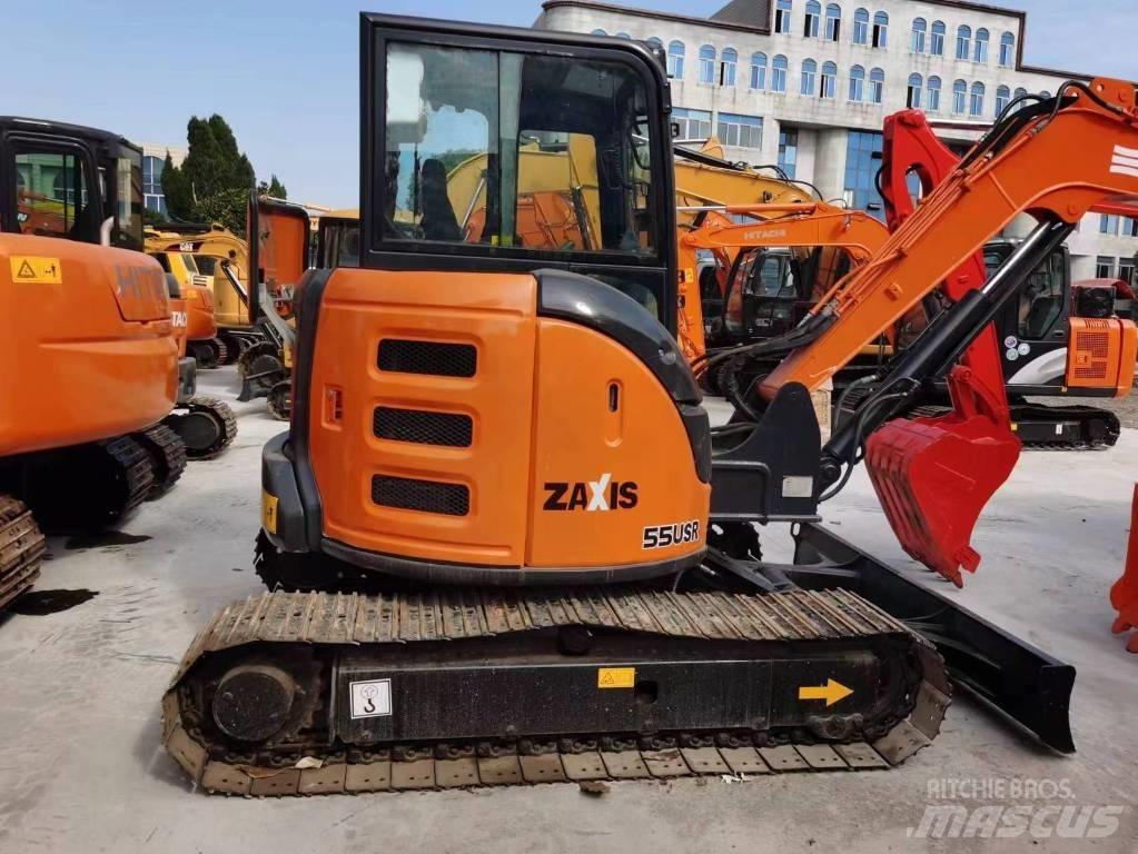 Hitachi zx55 소형 굴삭기 7톤 미만