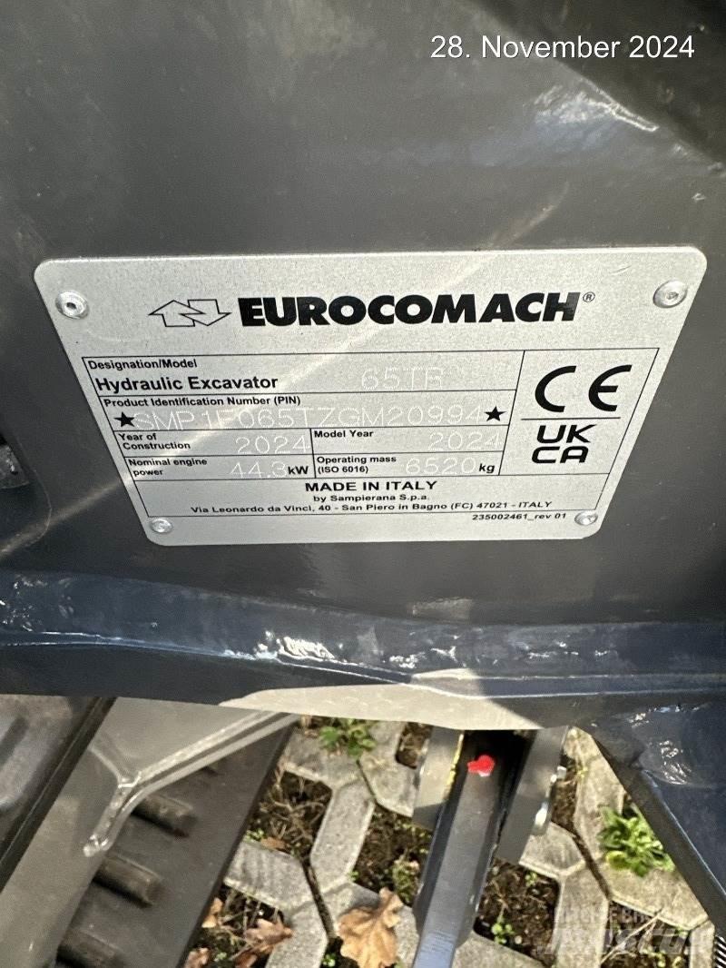 Eurocomach 65TR 소형 굴삭기 7톤 미만