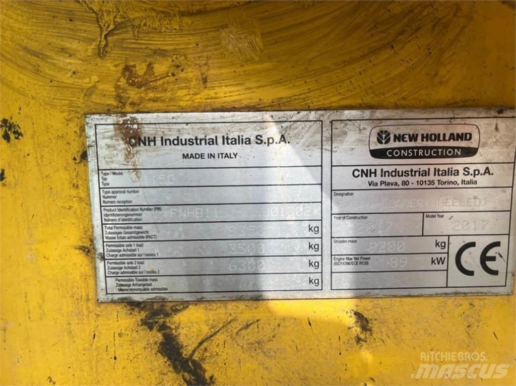 New Holland LB115 백호로더