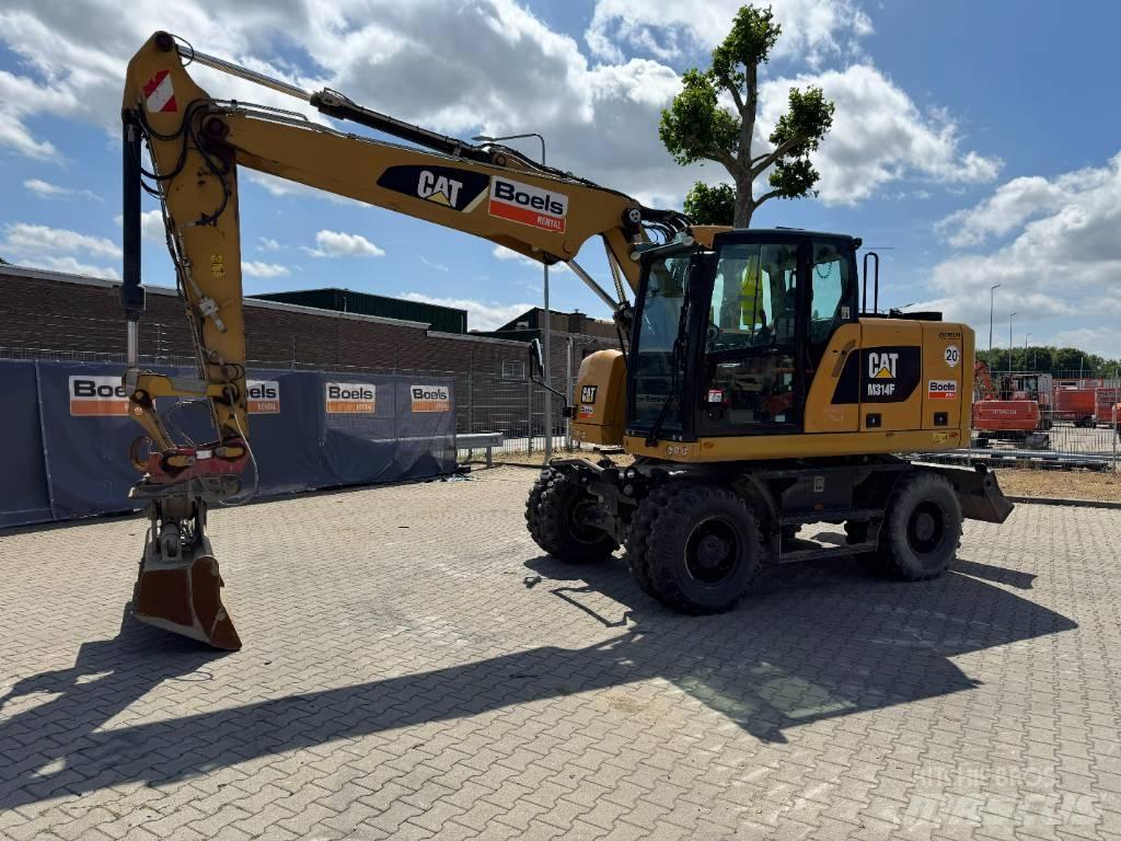 CAT M314F  휠 굴삭기