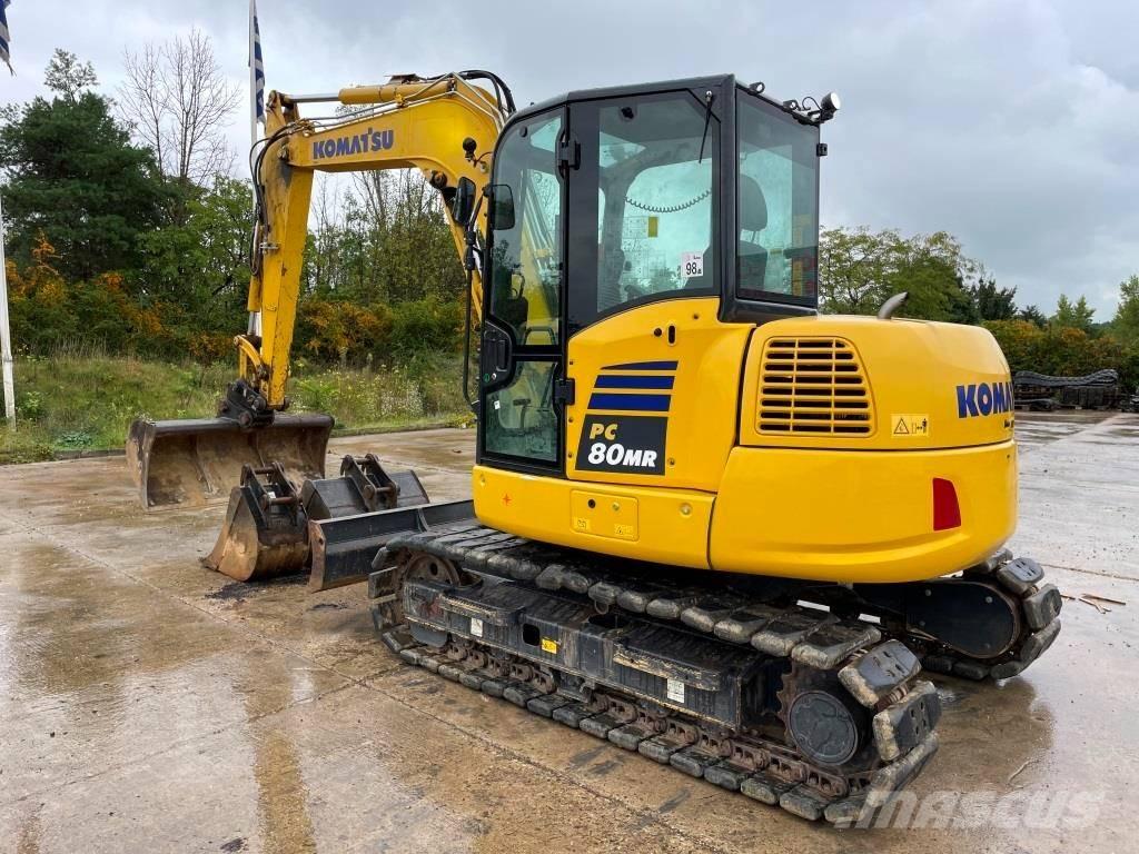 Komatsu PC 80MR-5E0 중형굴삭기 7톤-28톤