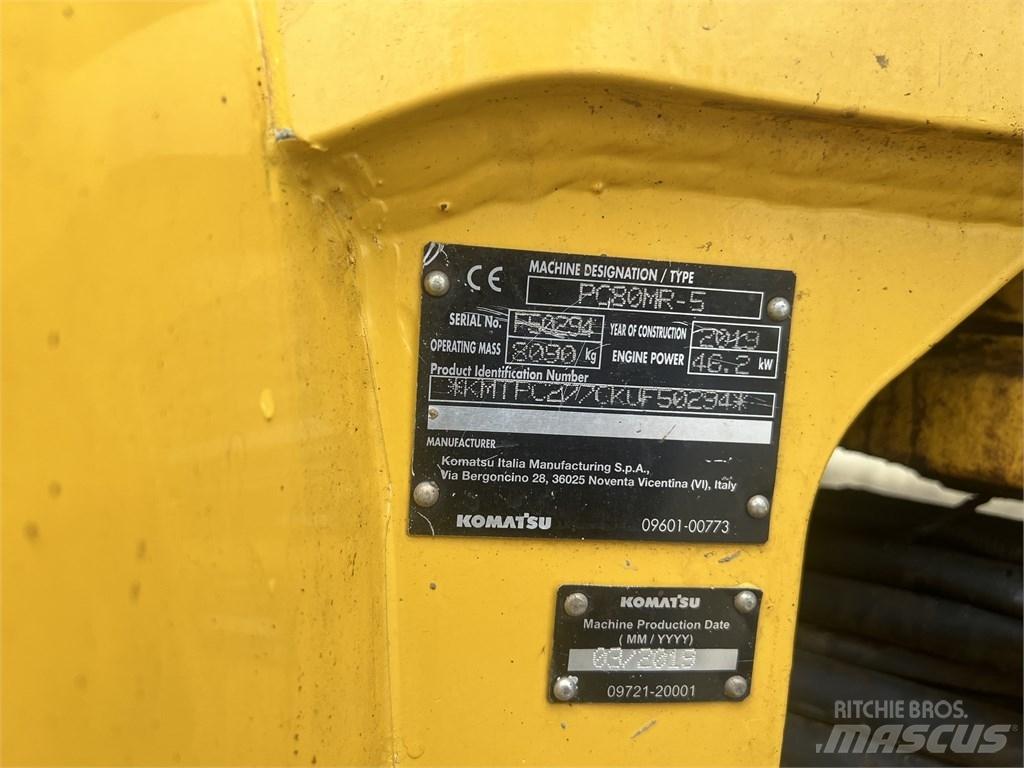 Komatsu PC 80 MR 중형굴삭기 7톤-28톤