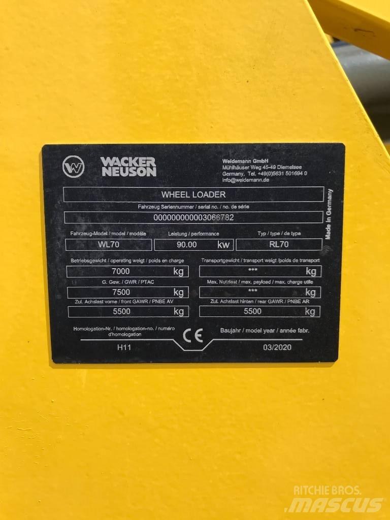 Wacker Neuson WL70  휠로우더