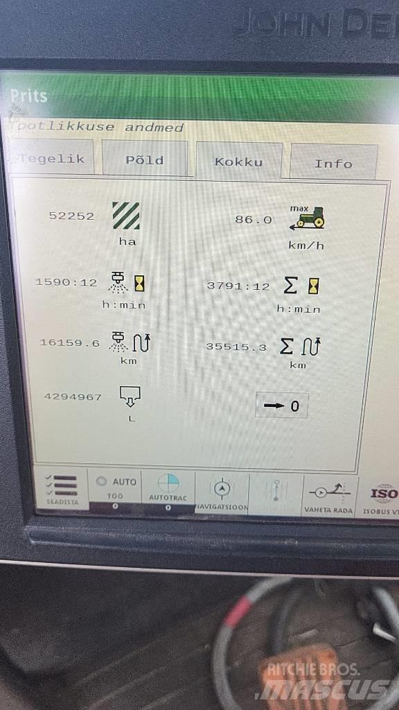 John Deere 962 i 견인형 분무기