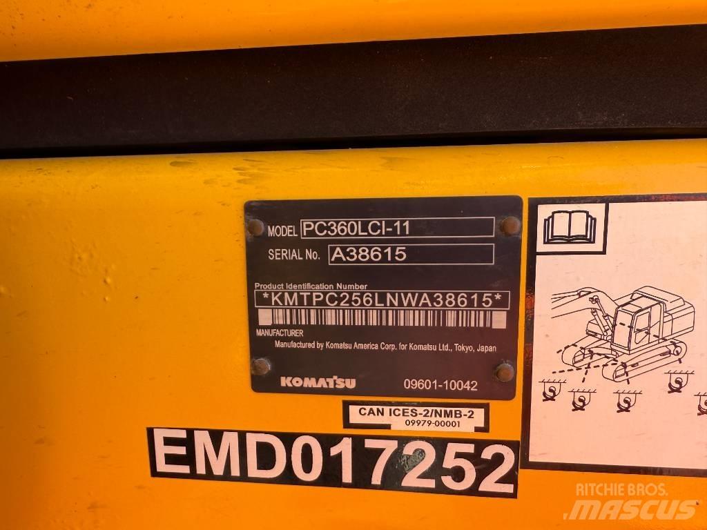 Komatsu PC360LCi-11 대형 굴삭기 29톤 이상