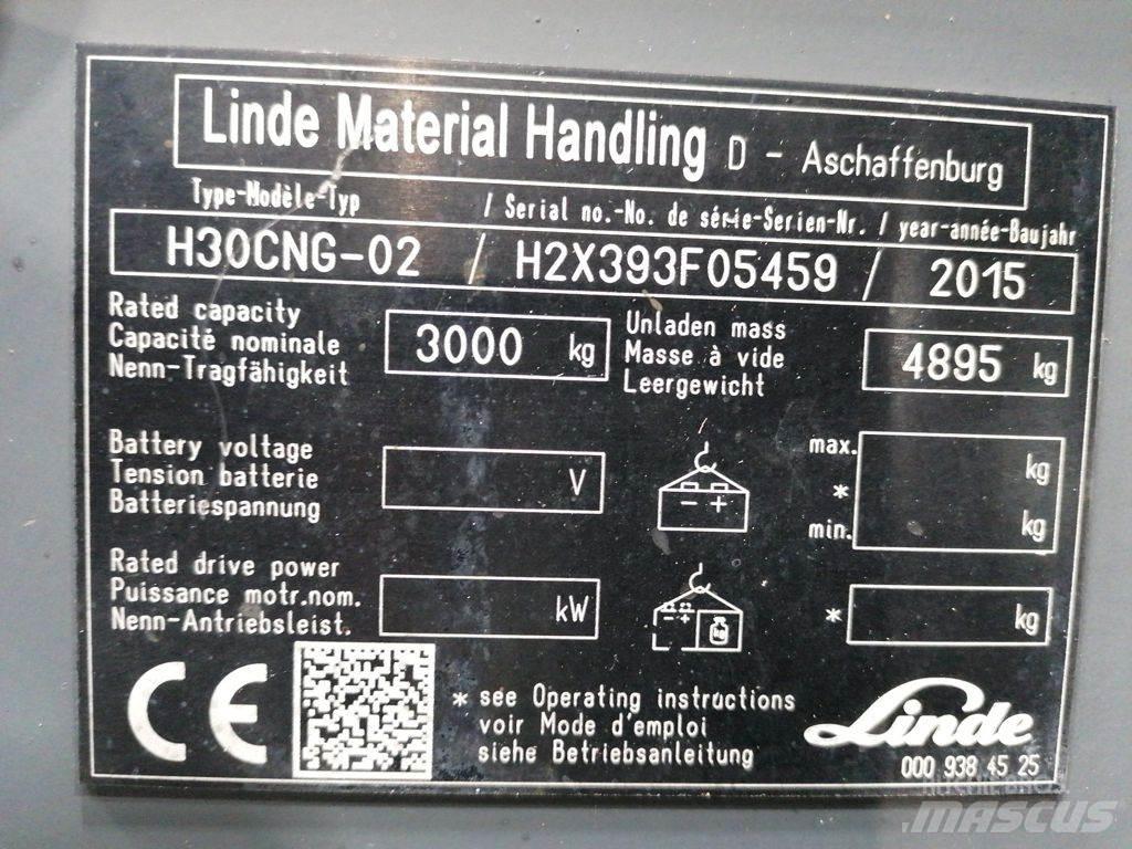 Linde H30T-02 LPG 지게차