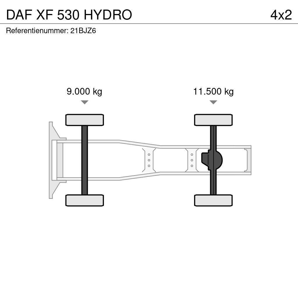 DAF XF 530 HYDRO 트랙터 유닛
