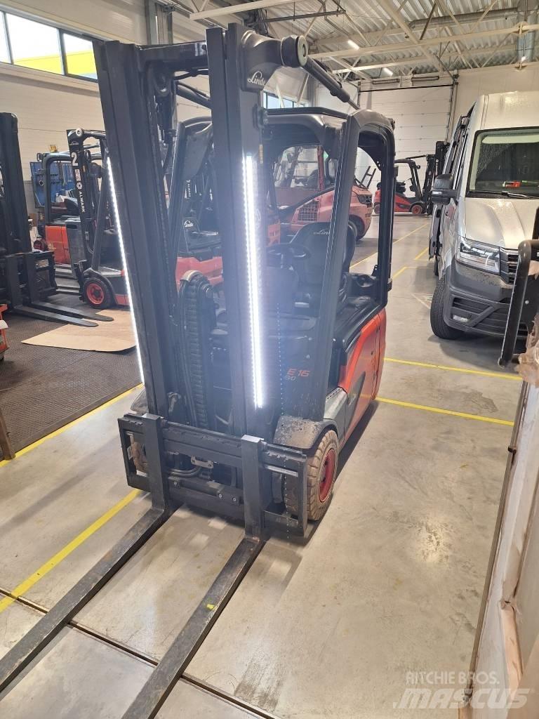 Linde E16 전동 지게차