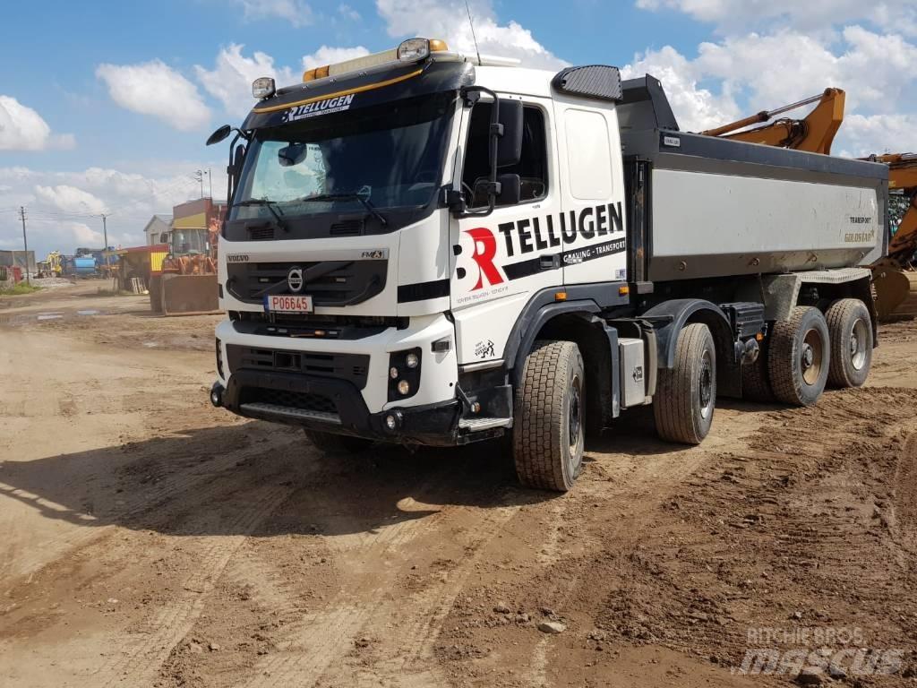 Volvo FMX 500 스킵 로더 트럭