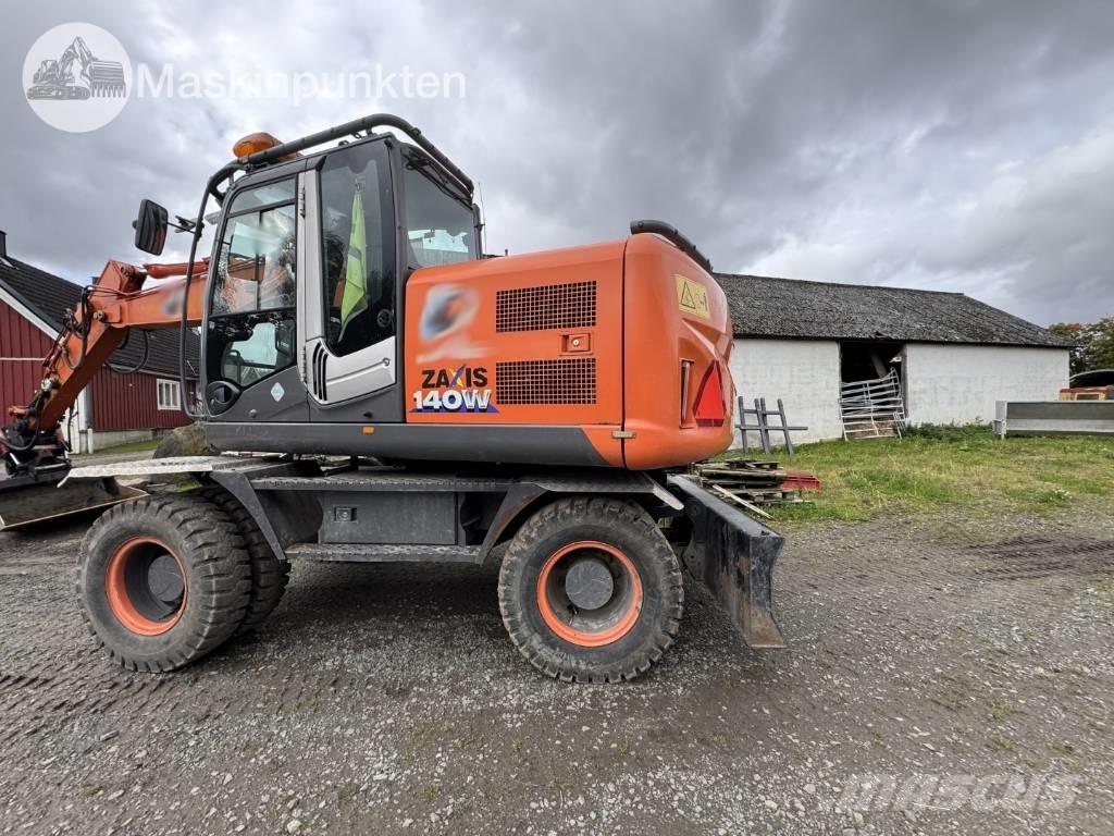 Hitachi ZX 140 W-3  휠 굴삭기