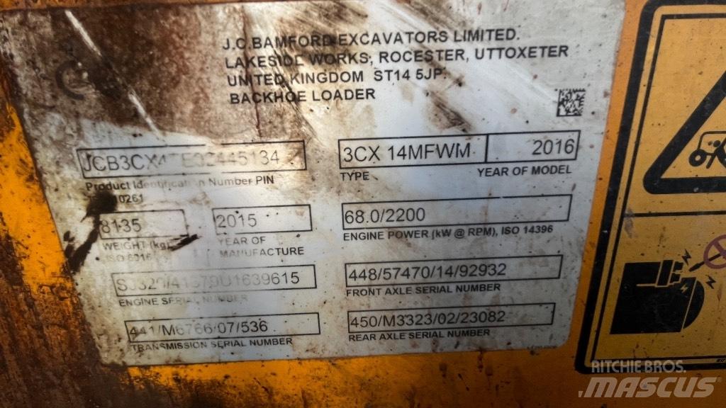 JCB 3 CX 백호로더